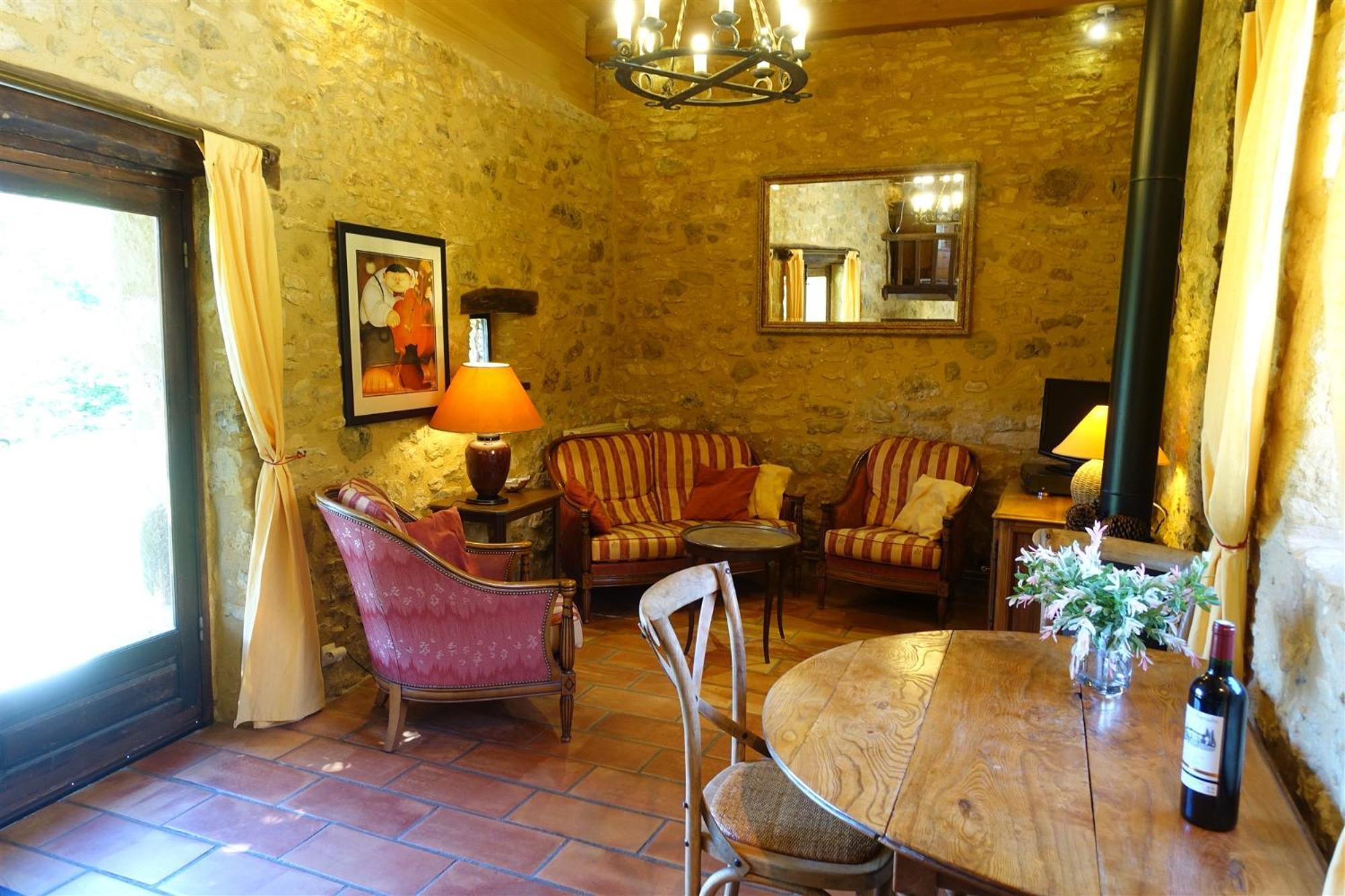 Domaine De Cournet Haut, A 17Th Century Property Set On A Calm, Idyllic Domain With Pool, Tennis, Bikes And More Les Vauries Værelse billede