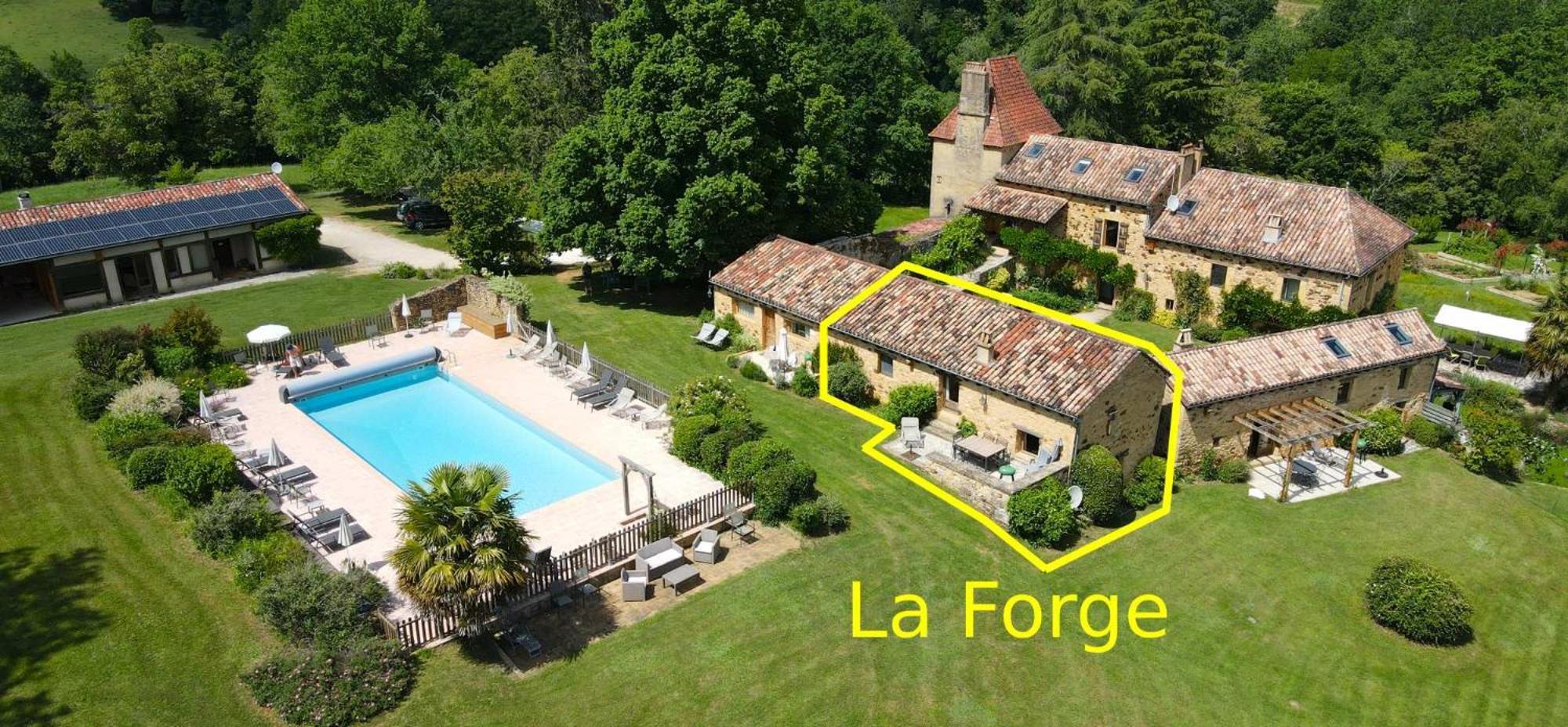 Domaine De Cournet Haut, A 17Th Century Property Set On A Calm, Idyllic Domain With Pool, Tennis, Bikes And More Les Vauries Eksteriør billede