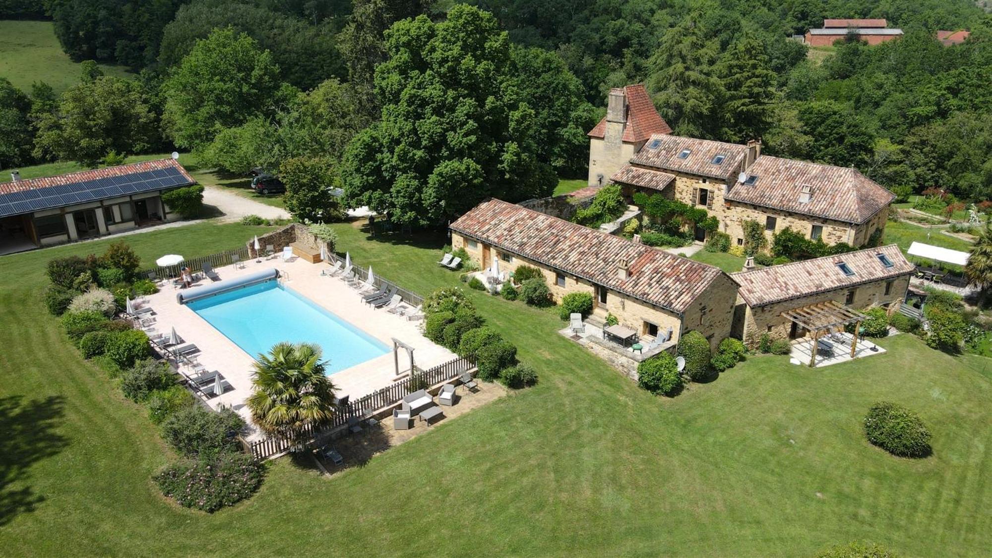 Domaine De Cournet Haut, A 17Th Century Property Set On A Calm, Idyllic Domain With Pool, Tennis, Bikes And More Les Vauries Eksteriør billede
