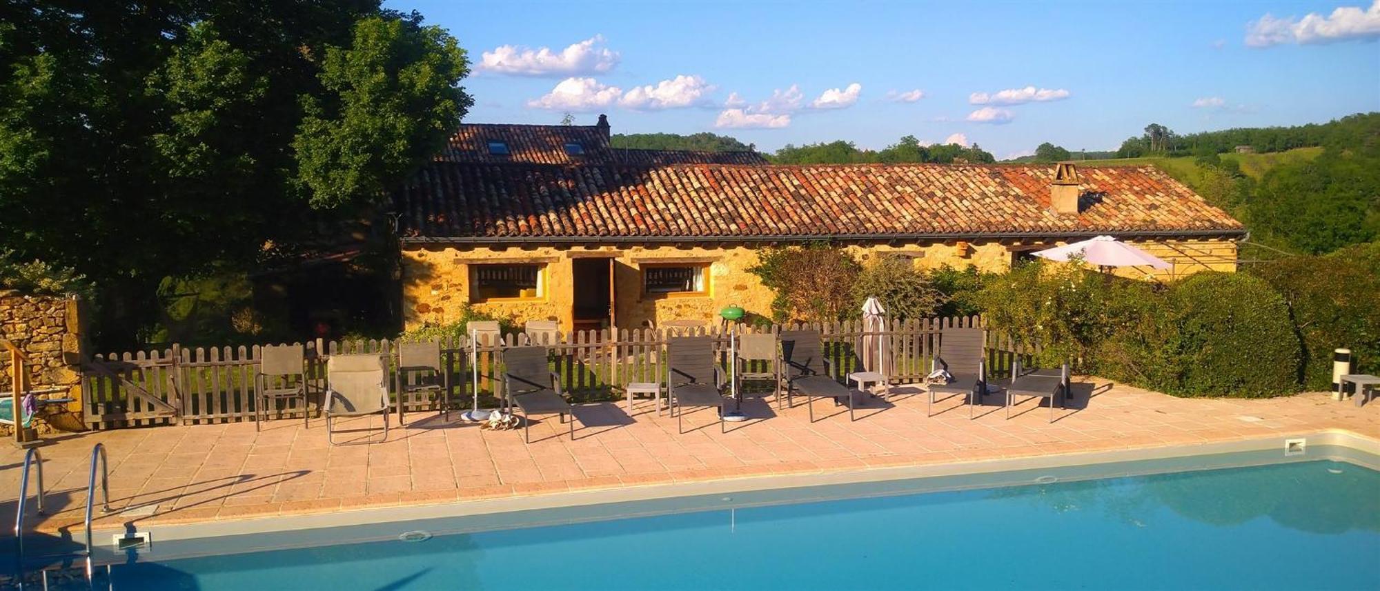 Domaine De Cournet Haut, A 17Th Century Property Set On A Calm, Idyllic Domain With Pool, Tennis, Bikes And More Les Vauries Eksteriør billede